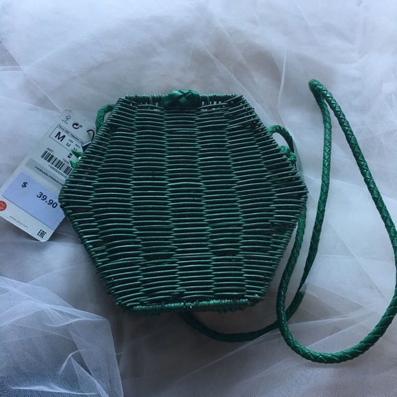 Zara Handbags - Zara hexagonal crossbody bag
